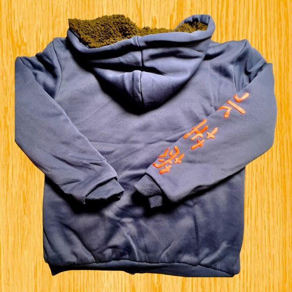 Sherpa Tokyo Full Zip HipHop Urban Comfy Designer Streetwear Hoodie Men’s M NWT - Picture 2 of 4